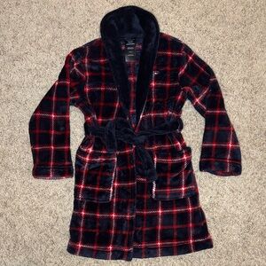 🚿Tommy Hilfiger Plaid Kids Robe🚿
